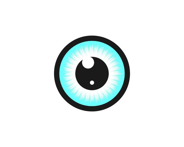 Optische Auge Symbol Logo Vektor Vorlage Illustration Design — Stockvektor