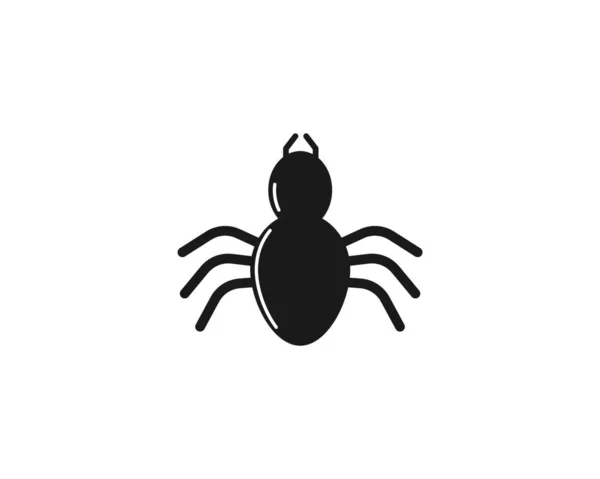 Modelo Ilustração Vetor Logotipo Aranha — Vetor de Stock