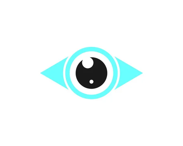 Optische Auge Symbol Logo Vektor Vorlage Illustration Design — Stockvektor