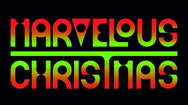 Christmas Overdrive Slogan Sarcastique Écrit Vert Feu Rouge Orange Couleurs — Image vectorielle