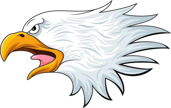 Ilustração Vetorial Mascote Cabeça Águia — Vetor de Stock