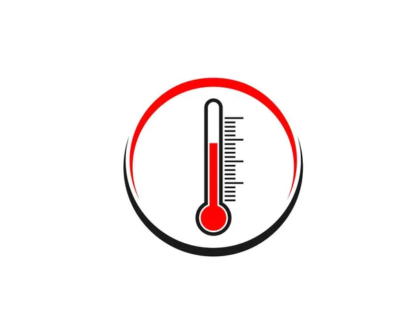 Thermometer Vector Icon Illustration Design — Stock Vector