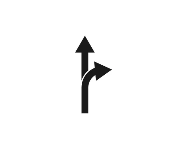Arrow Icon Vector Illustration Logo Template Design — Stock Vector