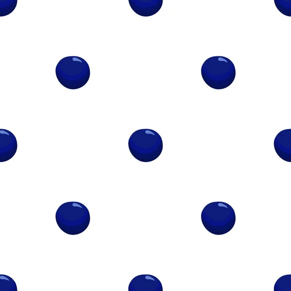 물갈퀴없는 색깔의 블루베리와 봉분을 패턴을 미풍없는 아름다운 블루베리로 이루어진 매끈하고 — 스톡 벡터