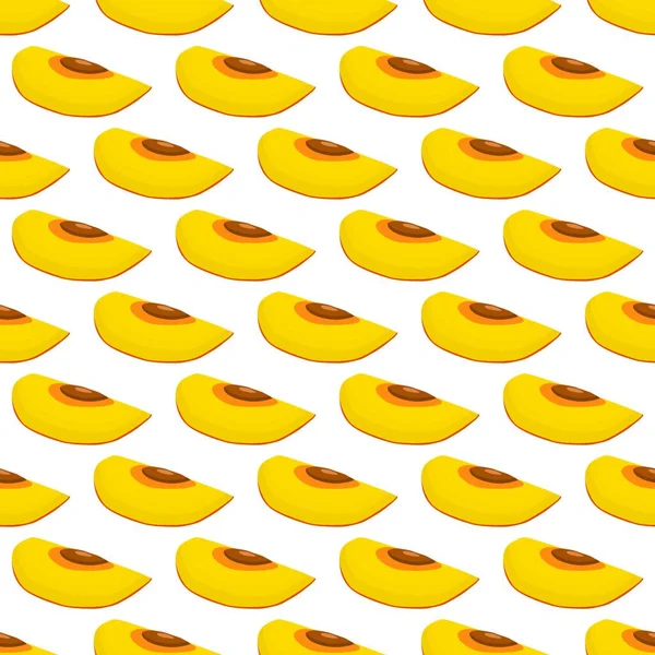 Illustration Zum Thema Große Farbige Nahtlose Persimmon Fruchtmuster Für Siegel — Stockvektor