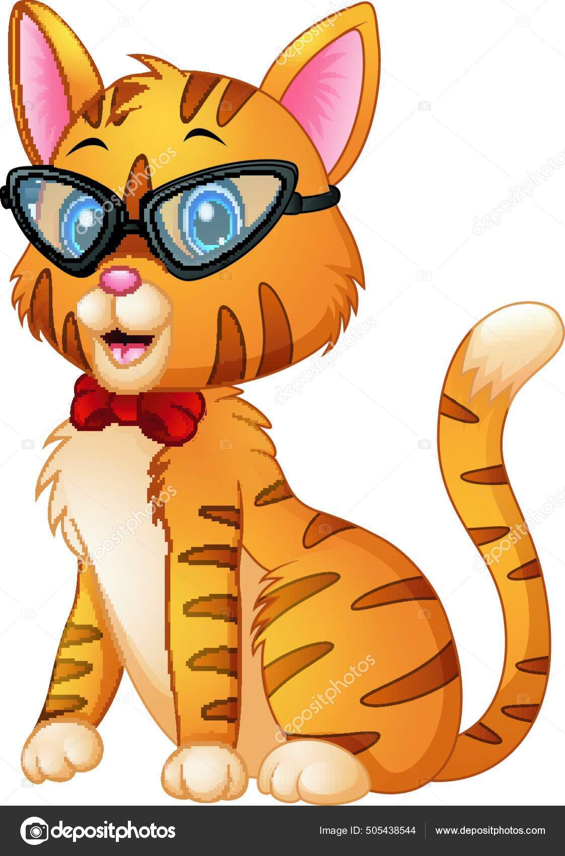 Ilustración Vectorial Lindo Gato Hipster Moda Con Pajarita Gafas vector, gráfico vectorial © PantherMediaSeller imagen #505438544 Ilustración Vectorial Lindo Gato Hipster Moda Con Pajarita Gafas vector, gráfico vectorial © PantherMediaSeller imagen #505438544