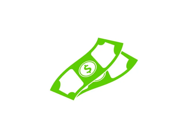 Geld Logo Symbol Vektor Illustration Design — Stockvektor