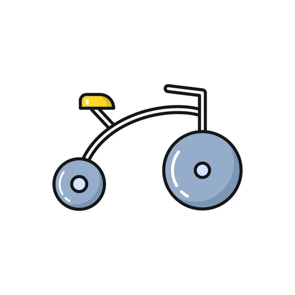 Icono Bicicleta Vector Ilustración — Archivo Imágenes Vectoriales