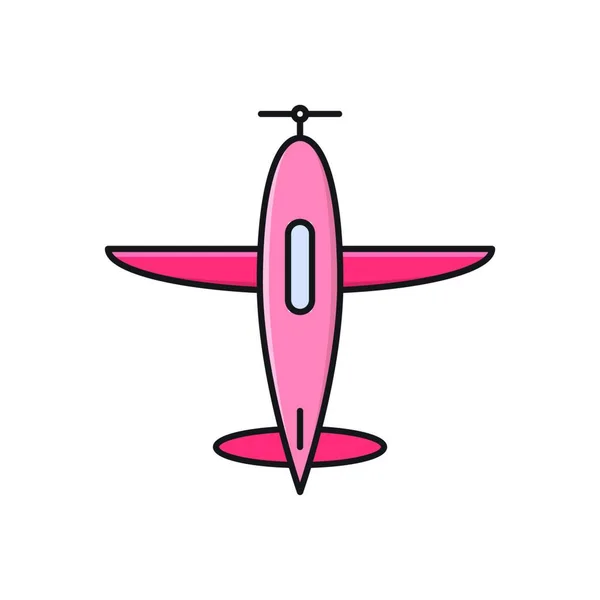 Vektorová Ilustrace Ikony Letadla — Stockový vektor
