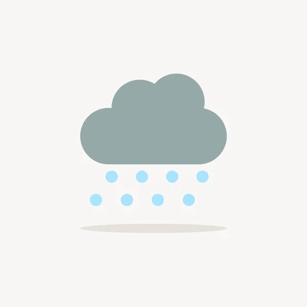 그림자가 아이콘 Weather Glyph Vector Illustration — 스톡 벡터