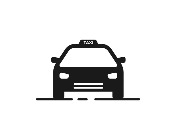 Таксі Автомобіль Значок Векторна Ілюстрація Шаблон Дизайну — стоковий вектор