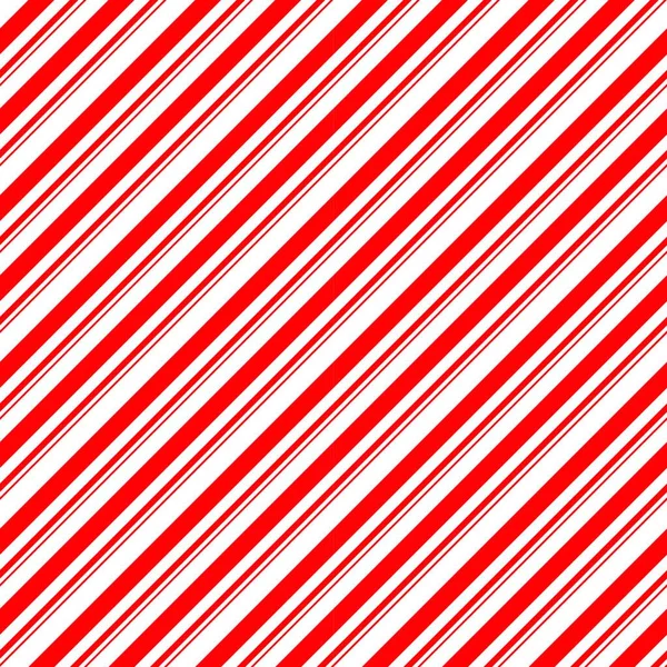 Çizgili Dikişsiz Baston Şekerler Çapraz Düz Çizgiler Noel Arkaplanı Kırmızı — Stok Vektör