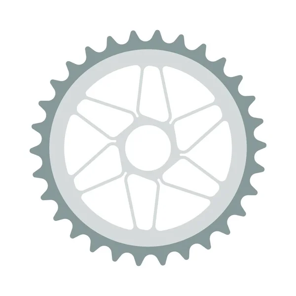 Gear Wheel Icon Vector Illustration — Stock Vector