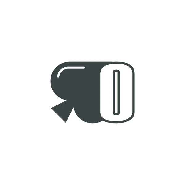 Logotipo Letra Combinado Com Vetor Design Ícone — Vetor de Stock