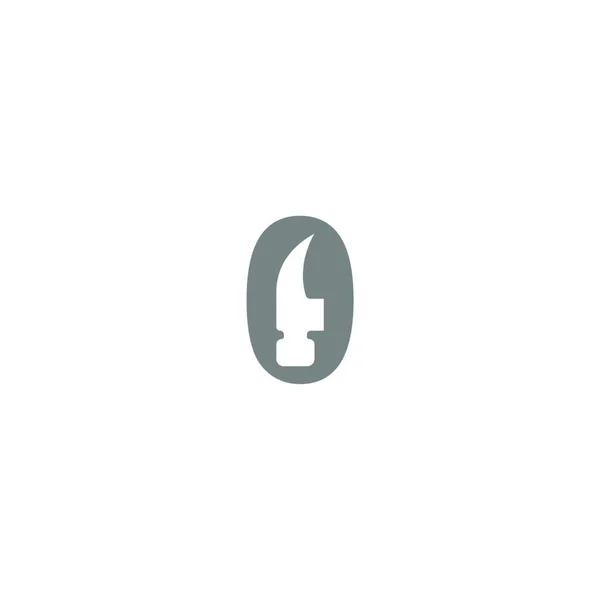 Αριθμός Zero Και Συνδυασμό Σφυρί Εικονίδιο Λογότυπο Σχεδιασμό Διάνυσμα — Διανυσματικό Αρχείο
