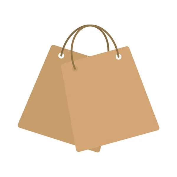 Icono Bolsa Compras Ilustración Vectorial — Vector de stock