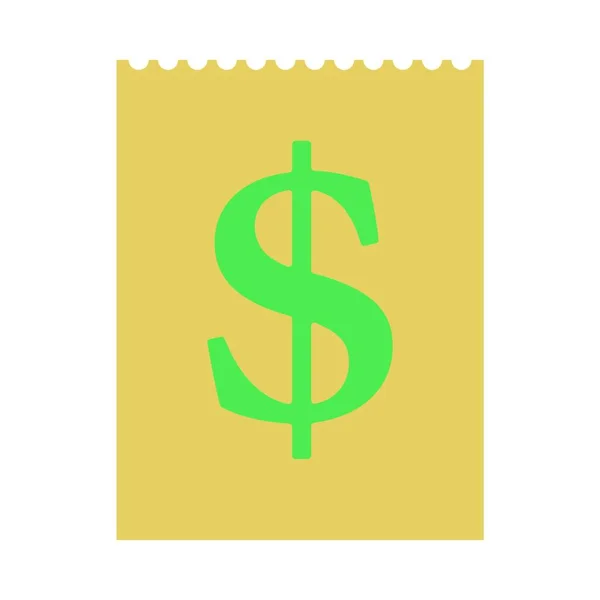 Dollar Sign Icon Vector Illustration — Stock Vector