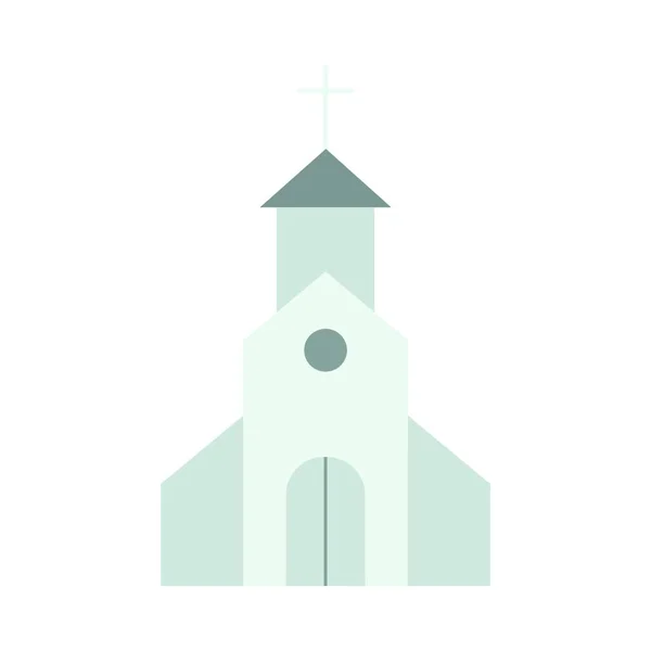 Iglesia Icono Web Diseño Simple — Archivo Imágenes Vectoriales