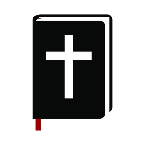 Icono Biblia Vector Ilustración — Archivo Imágenes Vectoriales