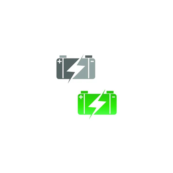 Batterij Pictogram Vector Illustratie — Stockvector