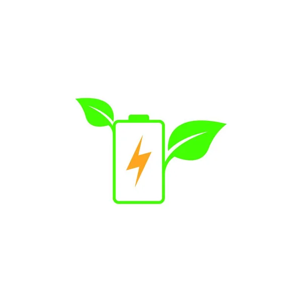 Eco Energy Logo Design Vektorvorlage — Stockvektor