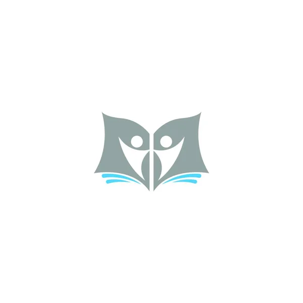 Modèle Logo Hibou Icône Vectorielle Illustration Design — Image vectorielle