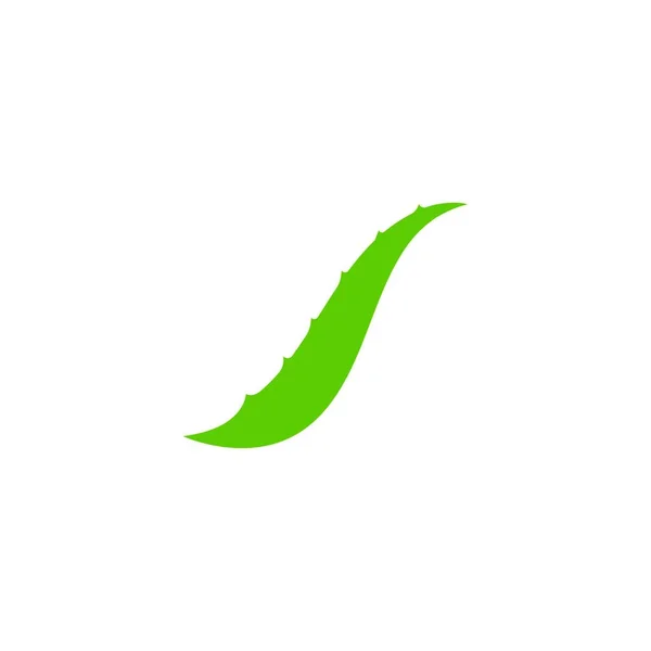 Aloevera Logotyp Ikon Vektor Illustration Designmall — Stock vektor