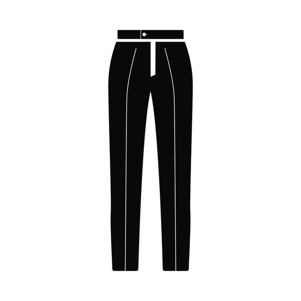 Pantalones Negocios Icono Black Glyph Design Ilustración Vectorial — Archivo Imágenes Vectoriales