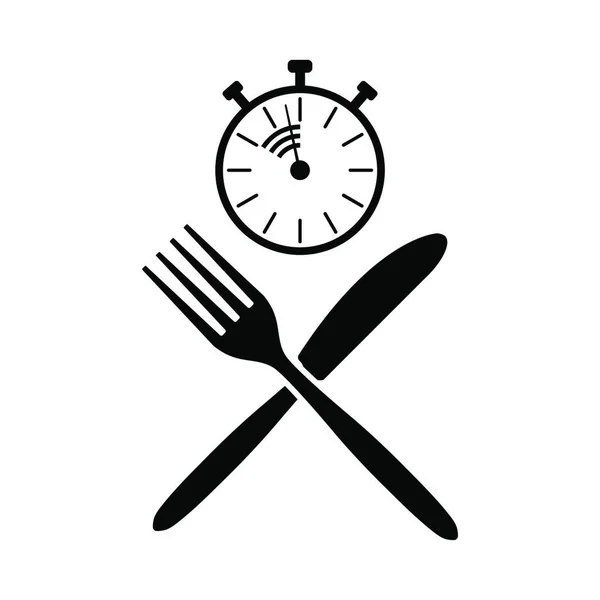 厨房用具图标 餐厅和晚餐主题 孤立的设计 矢量说明 — 图库矢量图片