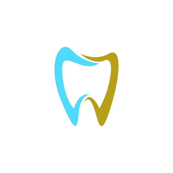 Οδοντιατρικό Πρότυπο Πρότυπο Διανυσματική Απεικόνιση Σχεδιασμό — Διανυσματικό Αρχείο
