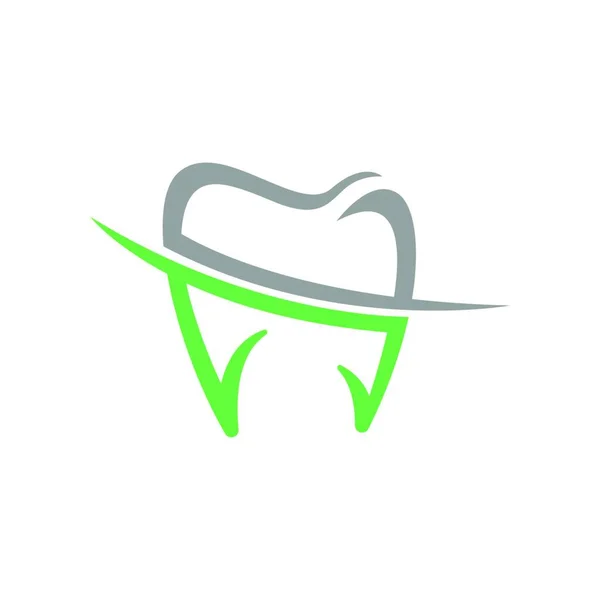 Disegno Illustrazione Dell Icona Vettoriale Del Logo Dentale — Vettoriale Stock