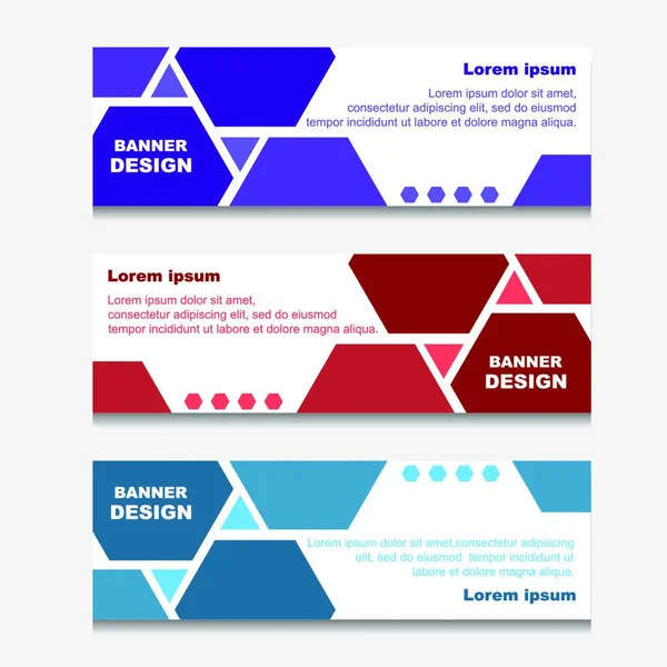 Σύνολο Σχεδιαστικού Προτύπου Banner Web Μπορεί Χρησιμοποιηθεί Για Workflow Διάταξη — Διανυσματικό Αρχείο