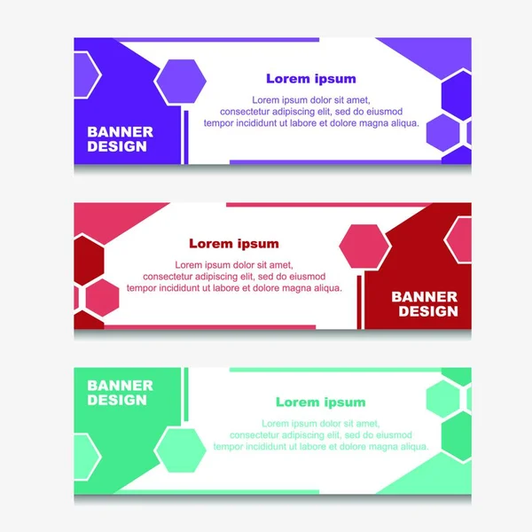 Set Von Design Banner Web Template Kann Für Workflow Layout — Stockvektor