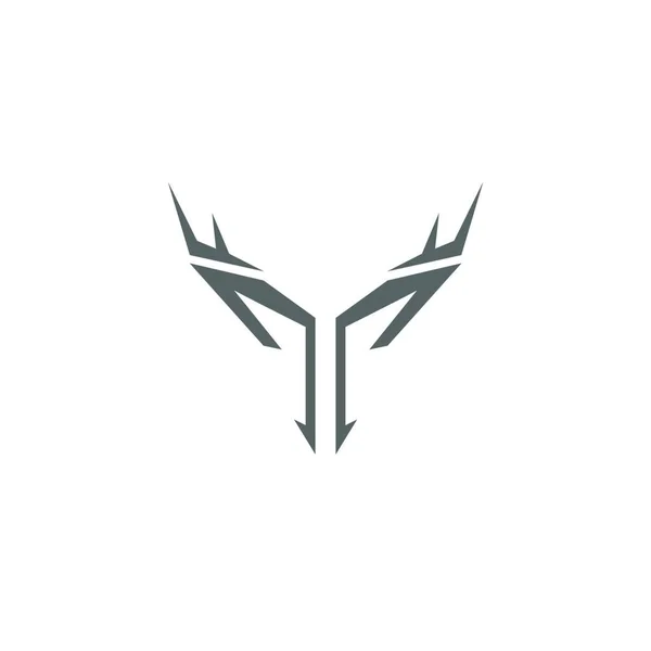 Falcon Wing Logo Sjabloon Vector Pictogram — Stockvector