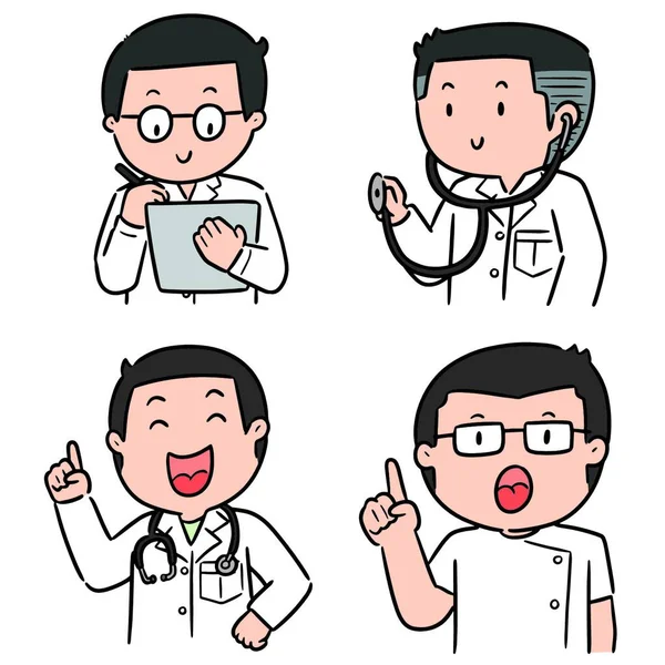 Doctor Stethoscope Pills — Stock Vector