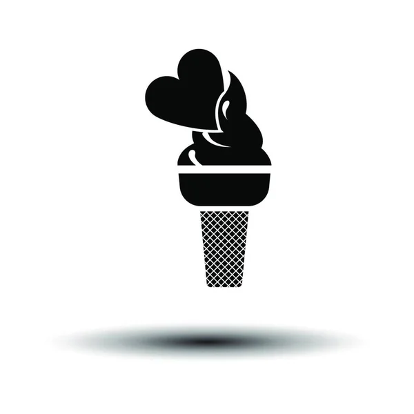 Icono Helado Ilustración Plana Chocolate Cupcake Vector Iconos Para Web — Archivo Imágenes Vectoriales