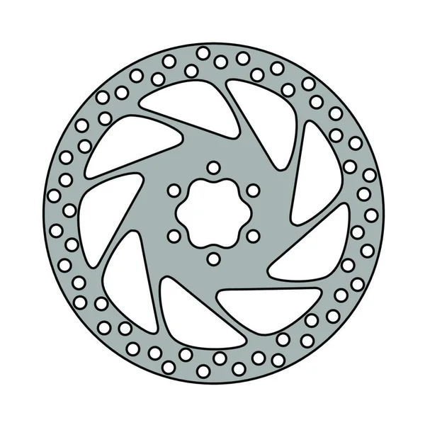 Wheel Icon Vector Illustration — Stock Vector