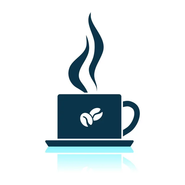 Coffee Cup Icon Vector Illustration — Stock Vector
