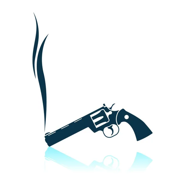 Ilustracja Pistoletu Mieczem — Wektor stockowy