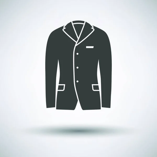 男性のジャケットアイコン ベクターイラスト — ストックベクタ