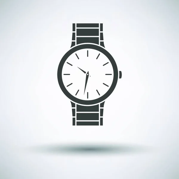 Een Horloge Icoon Plat Ontwerp Vectorillustratie — Stockvector