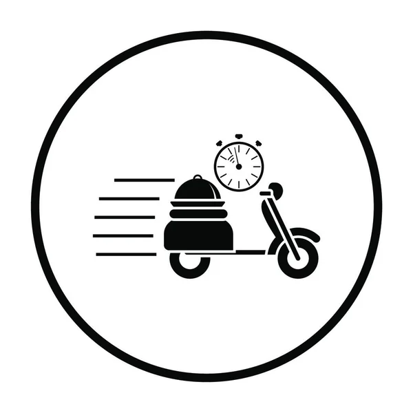 Icona Dell Auto Illustrazione Vettoriale Riempita Nera Simbolo Hamburger Sfondo — Vettoriale Stock
