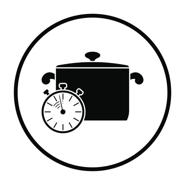 Значок Кухонных Весов Тонкая Линия Иллюстрации Пищевых Векторных Значков Паутины — стоковый вектор