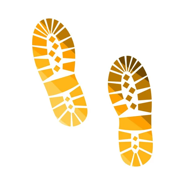 Flip Flops Ícone Ilustração Plana Sapatos Caminhada Ícones Vetoriais Para —  Vetores de Stock