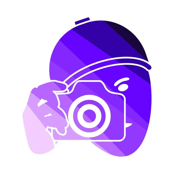 Kamera Symbol Flache Abbildung Von Fotografenvektorsymbolen Für Das Web — Stockvektor