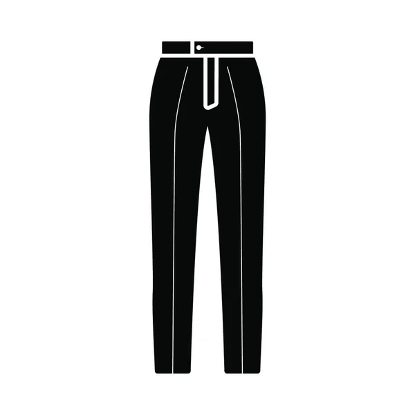 Icône Pantalon Illustration Simple Symbole Vectoriel Vêtements Pour Web — Image vectorielle