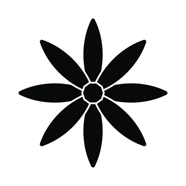 Bloempictogram Eenvoudige Illustratie Van Bloemen Vector Pictogrammen Voor Web — Stockvector