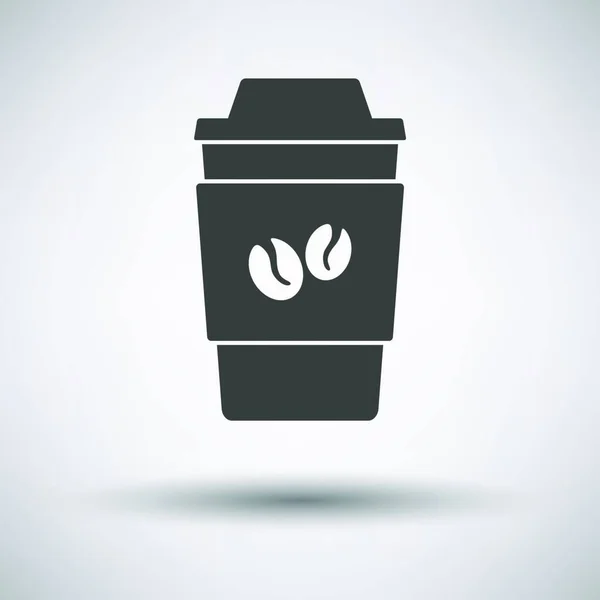 Taza Café Icono Estilo Diseño Plano Eps — Vector de stock