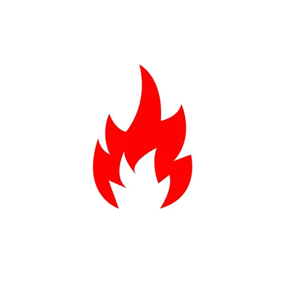Шаблон Дизайну Векторної Ілюстрації Вогню — стоковий вектор