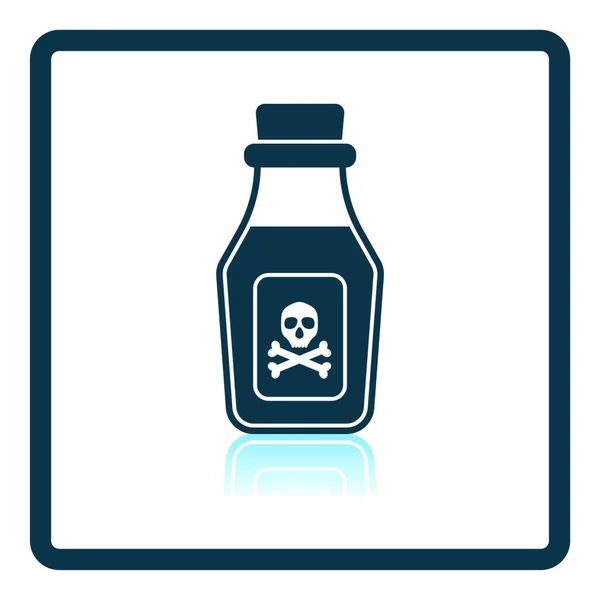 Δηλητήριο Εικονίδιο Μπουκάλι Εικονογράφηση Διανύσματος — Διανυσματικό Αρχείο